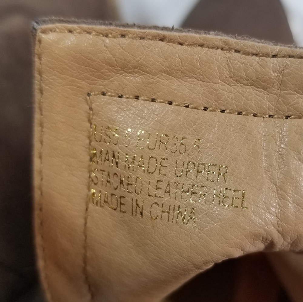 🕶️ Tan/Brown Booties size - Picture 4 of 8
